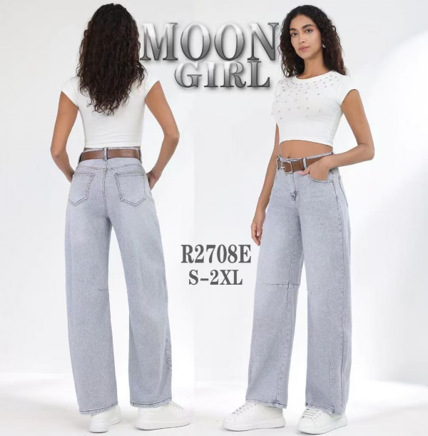 Spodnie damskie jeans Roz S-2XL, 1 Kolor .Paczka 10 szt